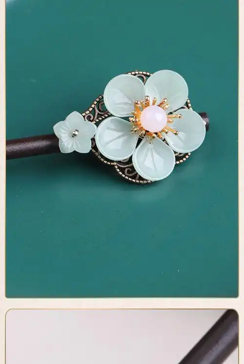 江南初见发簪古风中国风发饰钗头簪盘发步摇简约现代日常木簪头饰品