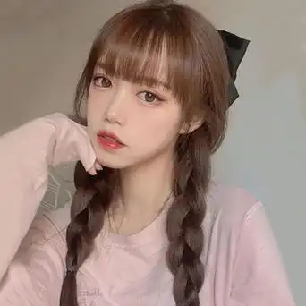 假发女长直发麻花双辫子空气刘海双马尾时尚网红同款整顶假发批发