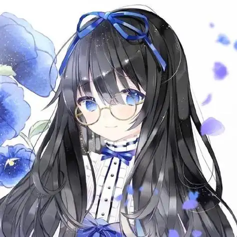 动漫女头像二次元学霸 动漫头像图片大全 -【爱个性】