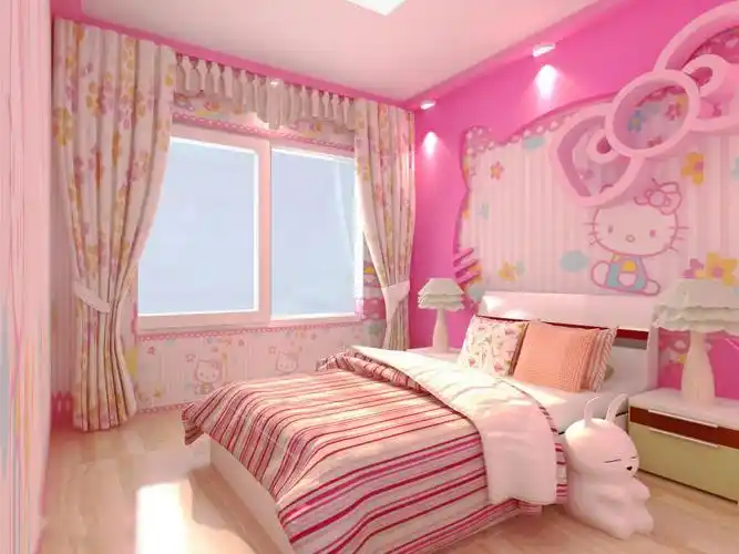 那种粉嫩粉嫩的色调,酥化着内心,品味到甜甜的气息,就好像公主房间