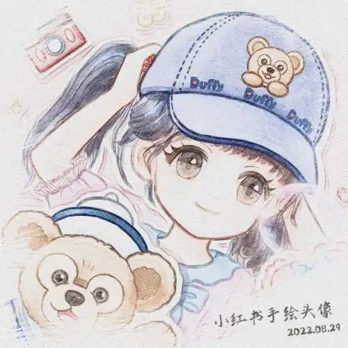 可爱女生手绘q版头像