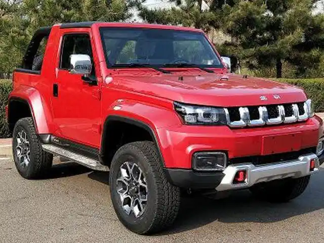 新款北京f40皮卡申报图 更加动感-新浪汽车