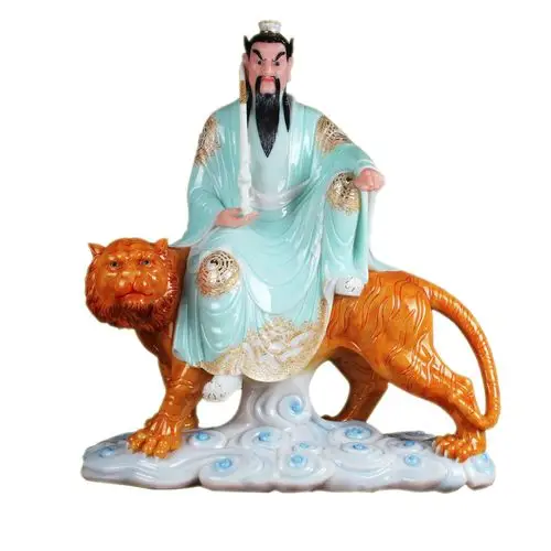 张天师天师新品神像圣丰26寸汉白玉摆件张道陵祖师摆件