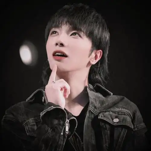 华晨宇〕狼尾卷自拍,你没见过的摇滚狼尾花