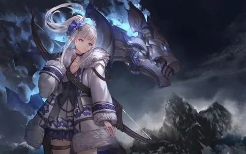 清新唯美的动漫女孩桌面壁纸