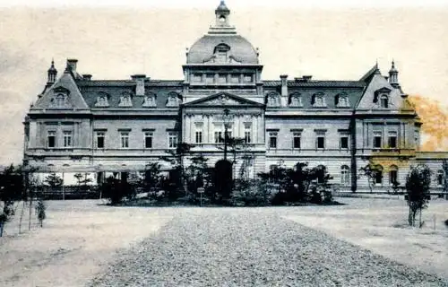 朝鲜总督府厅舍(总督官邸)日本皇太子(嘉仁)渡韩纪念写真,1907年摄.
