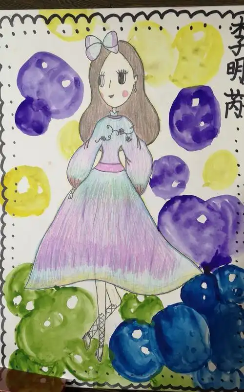 女儿的绘画之路(9-10岁)