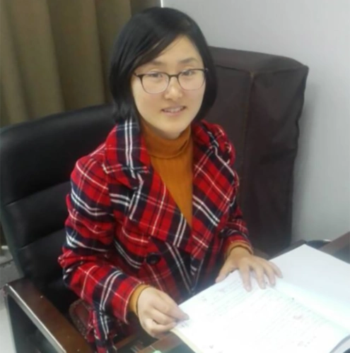 图为办案检察官陆青青