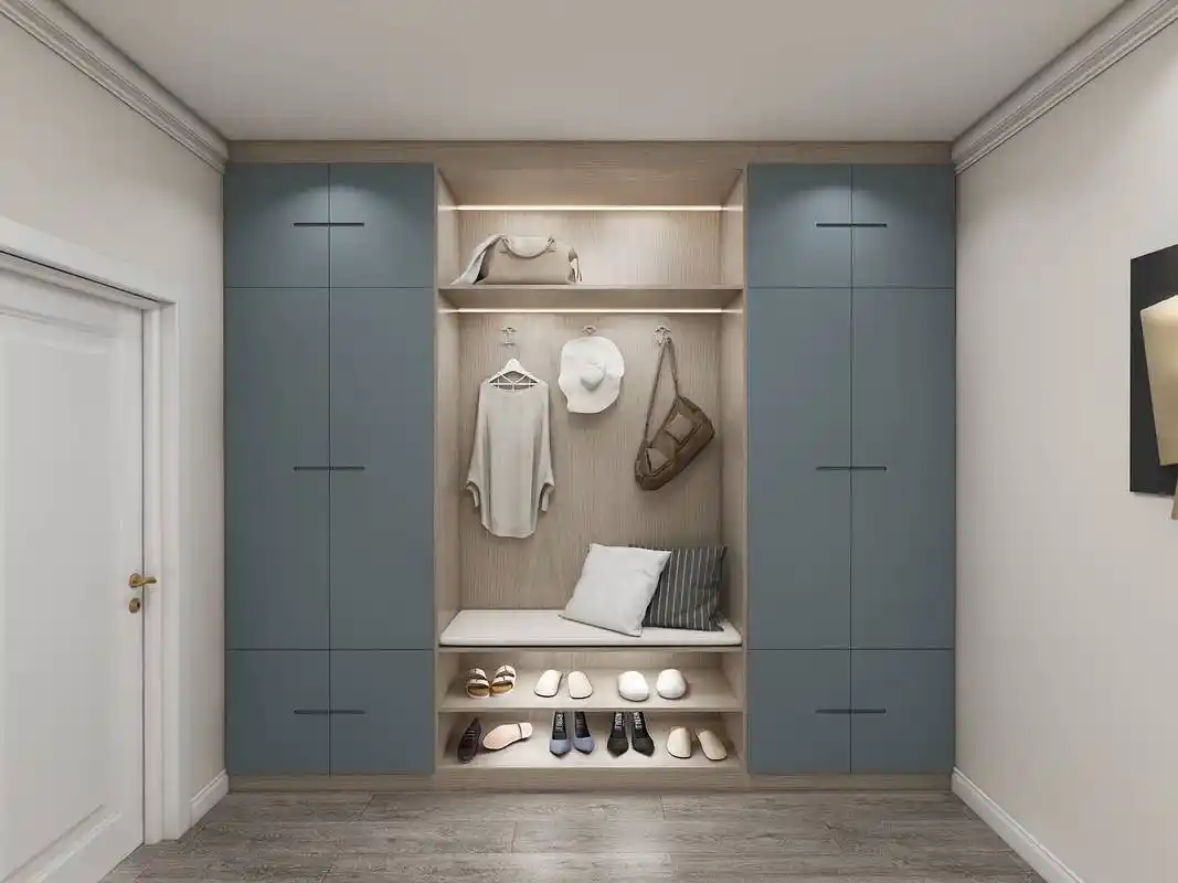 轻奢风鞋柜装修设计效果图