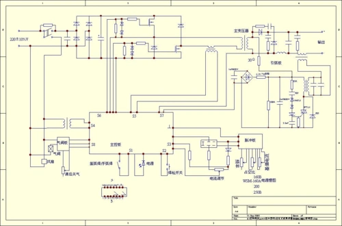 逆变电焊机原理及图纸