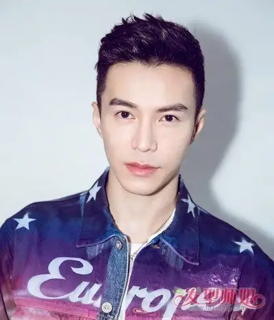 男生帅气背头 短发烫发发型