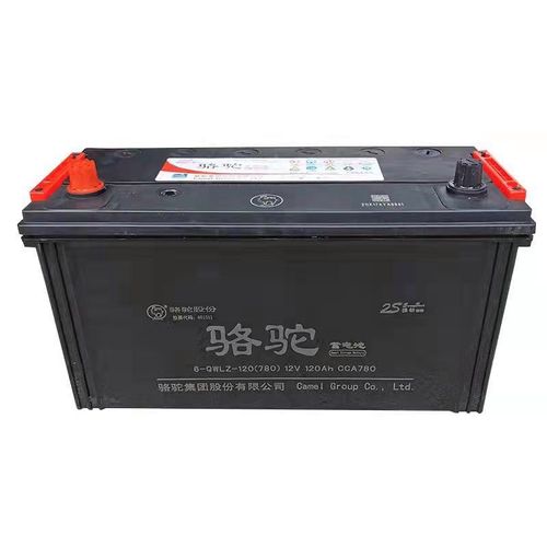 定制骆驼蓄电池12v120ah农用车拖拉机货车收割机铲车启动电瓶 到县