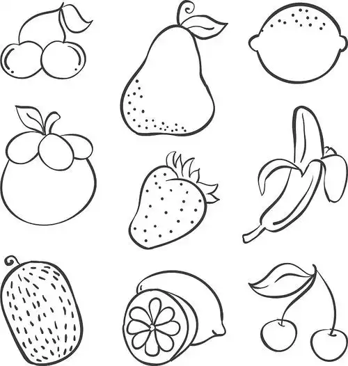 水果手绘涂鸦