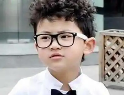 儿童烫发发型-儿童纹理烫发型图片,小孩锡纸烫发型图片-好运宝贝