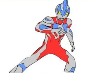 银河奥特曼怎么画