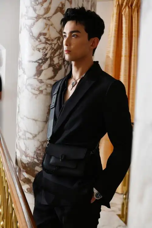 stars love bvlgari#@吴磊leo佩戴bvlgari宝格丽珠宝,腕表及包袋作