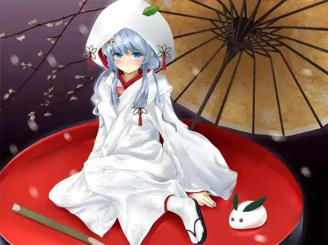 求初音白无垢的高清无水印图片