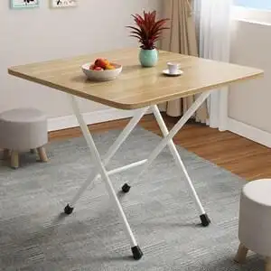 折叠桌方桌小型宿舍吃饭桌餐桌家用小桌子出租屋饭桌4人桌正方形