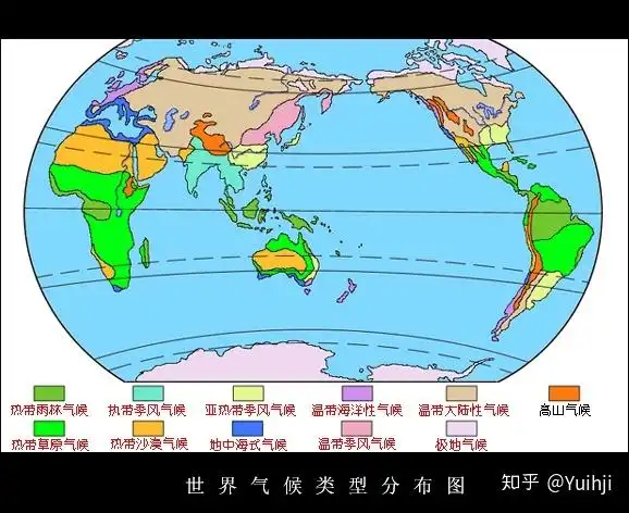 内陆亚洲的地中海气候区