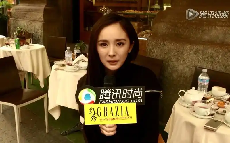 【杨幂】2015春夏米兰时装周腾讯时尚独家专访