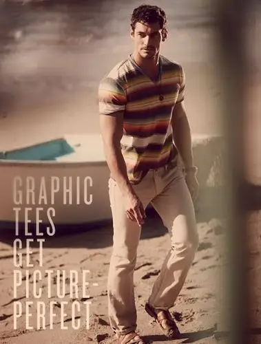 男模david gandy演绎lucky brand 2012 夏季广告大片