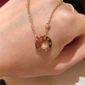 卡地亚圆环项链