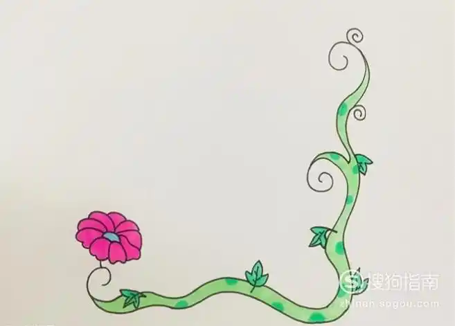 简单手抄报花边图案-星星形状图案漂亮易画手抄报花边手抄报精美边框