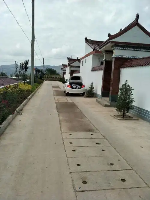 甘肃省平凉市庄浪县水洛镇吊沟村新农村一角