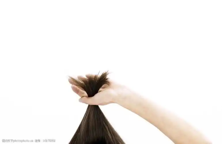 一缕头发图片