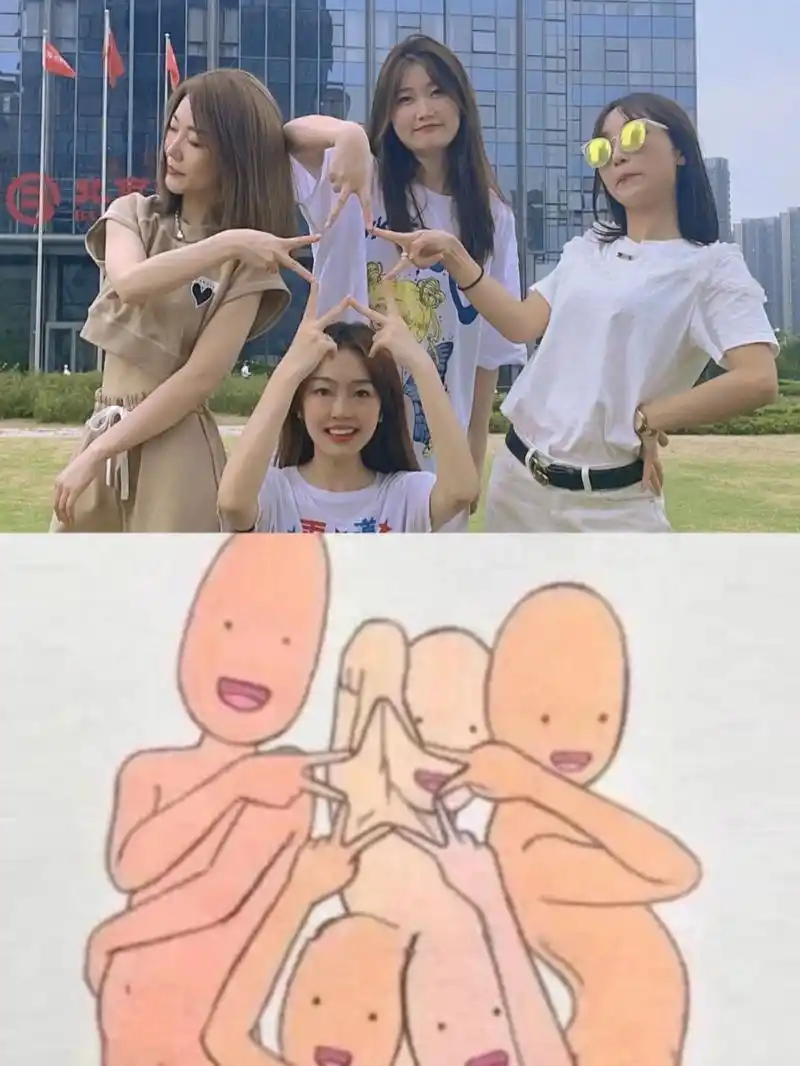 四人拍照|这些姿势太适合闺蜜出游旅行啦!