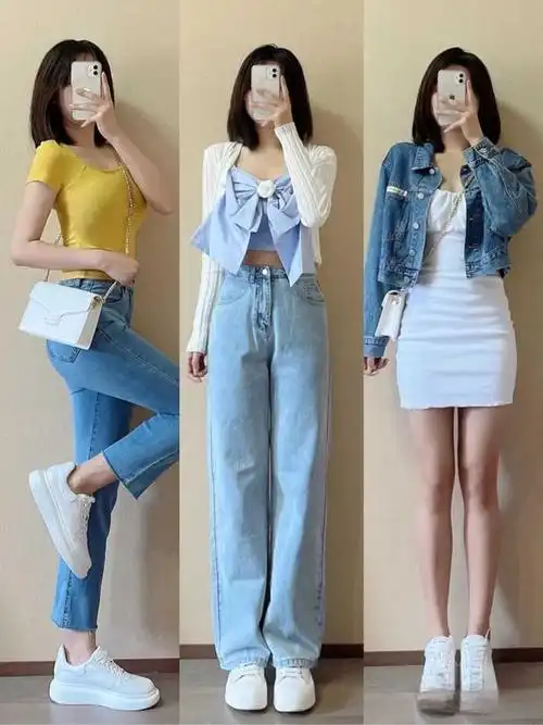 小个子女生的夏季穿搭,九分裤这样搭配简约洋气,显高又显瘦