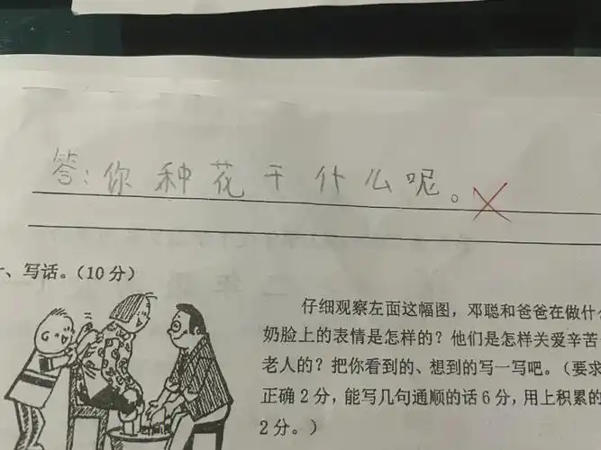 小学生离谱答题大赏