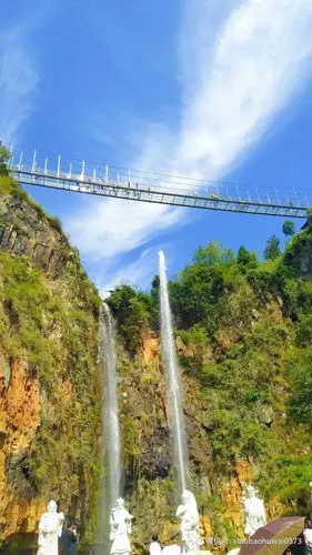 打卡绍兴网红梯田瀑布,磐安知名景区特价休闲两日游