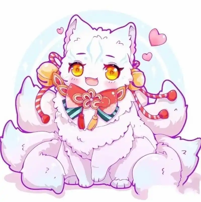 可爱的九尾狐来了,你们喜欢哪一只呢? 可爱的九尾狐的图片分享