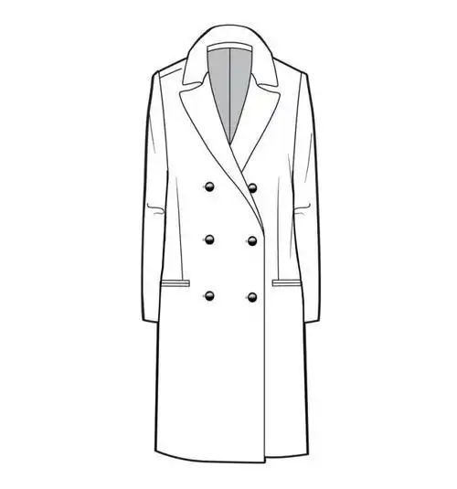 大衣简笔画简单欣赏