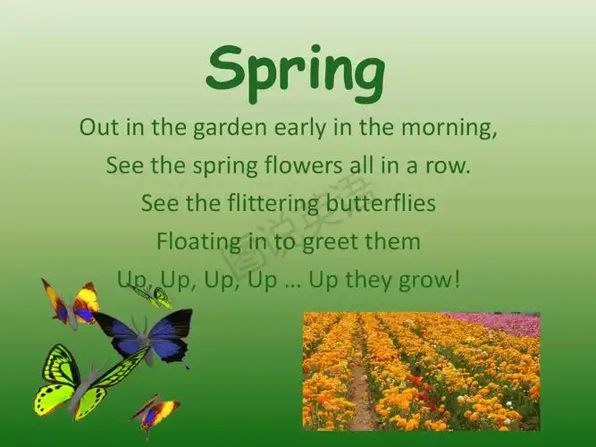 描述春天的句子英语句子2