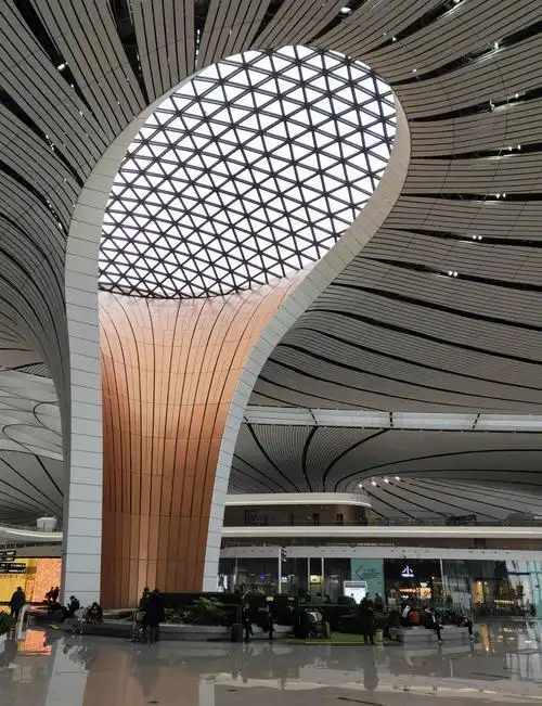 北京大兴国际机场内景(手机拍)