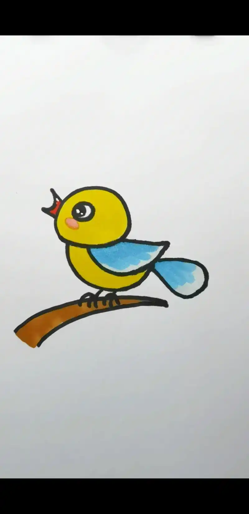 92超简单的小鸟简笔画.