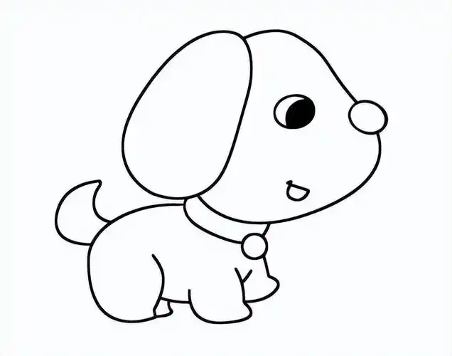 画小动物大全图片(小狗简笔画图片大全) - 赤虎壹号