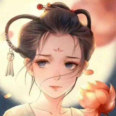 唐崎夜雨/唯美古风手绘女生头像_卡通动漫头像_我要个性网