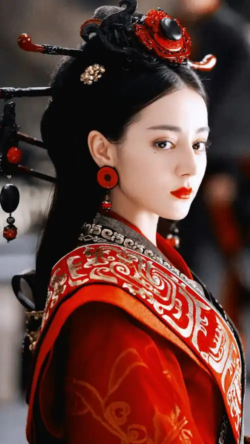 任安乐红衣vs迪丽热巴红衣##迪丽热巴红衣古装vs现代装