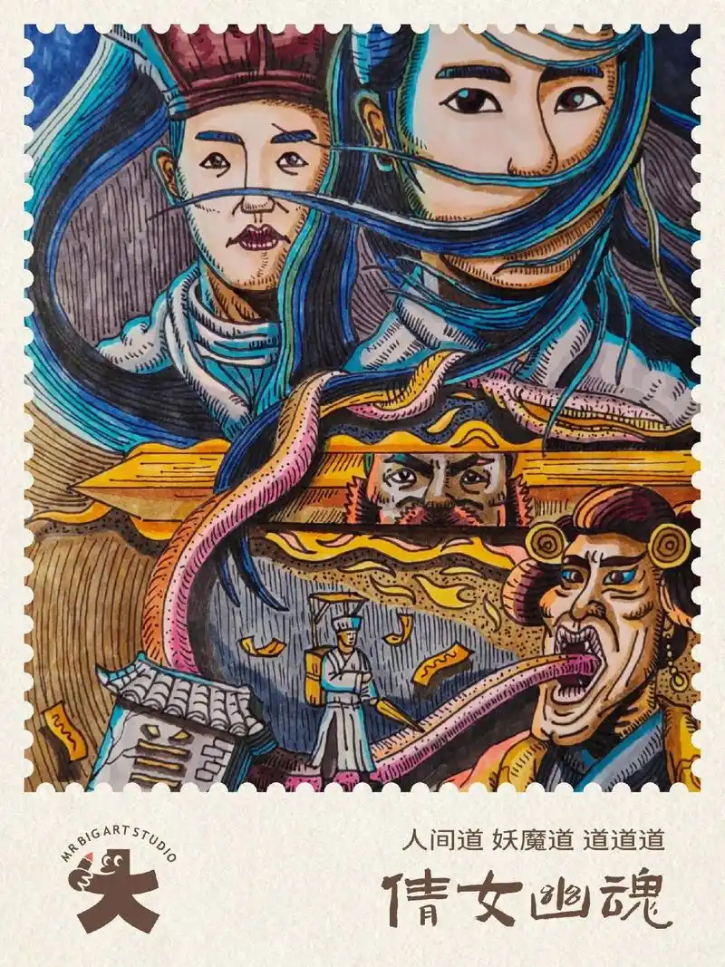 手绘电影系列96倩女幽魂.再也拍不出来的经典, 胶片实拍 土 - 抖音