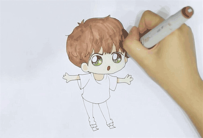 王源q版简笔画图片 q版王源怎么画