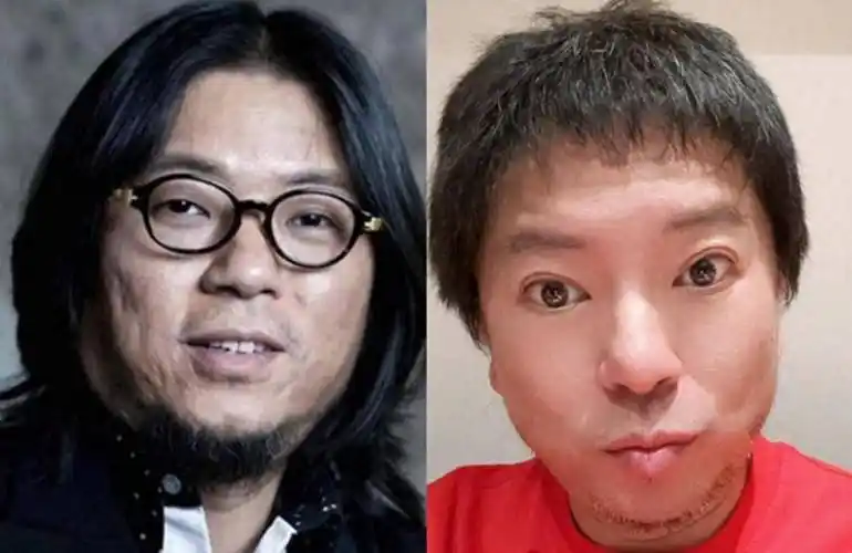 54岁高晓松罕晒自拍照,暴瘦变瓜子脸似华晨宇,疑受刀郎刺激整容_因为