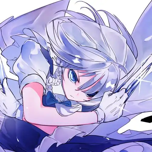 东方project十六夜咲夜动漫头像动漫女头