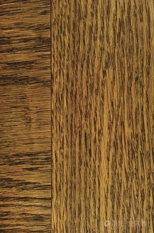 橡木纹单板纹理背景, 深黑色棕色自然垂直划伤纹理图案, 大详细的坚固