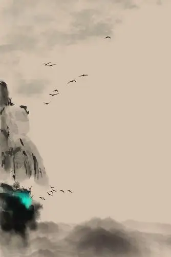 复古风灰色简约风海报banner背景