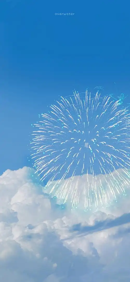 夏日限定蓝色锁屏壁纸|摄影_新浪新闻