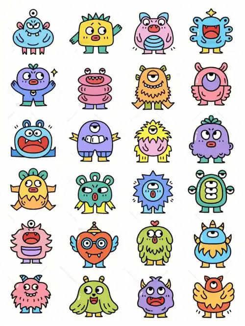 新一批小怪兽合集快来看看你喜欢哪一只