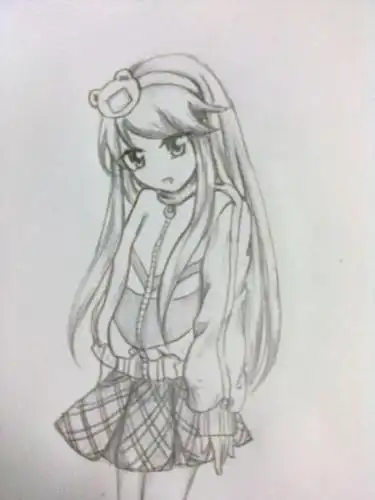 简笔画全身素描画